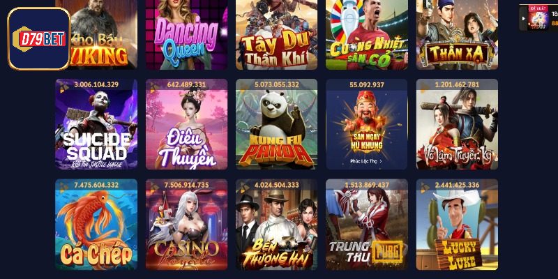 3 sảnh quay hũ hấp dẫn