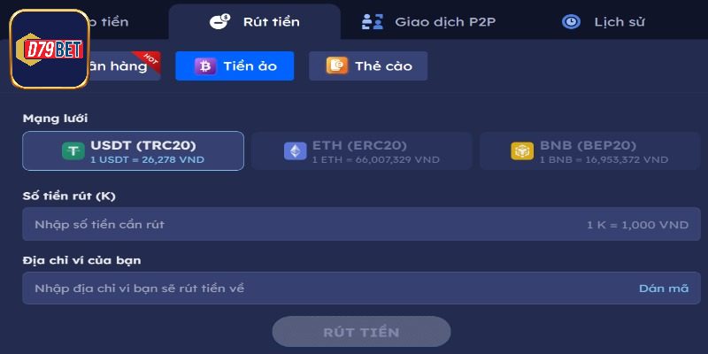 Lưu ý rút tiền an toàn và thuận lợi
