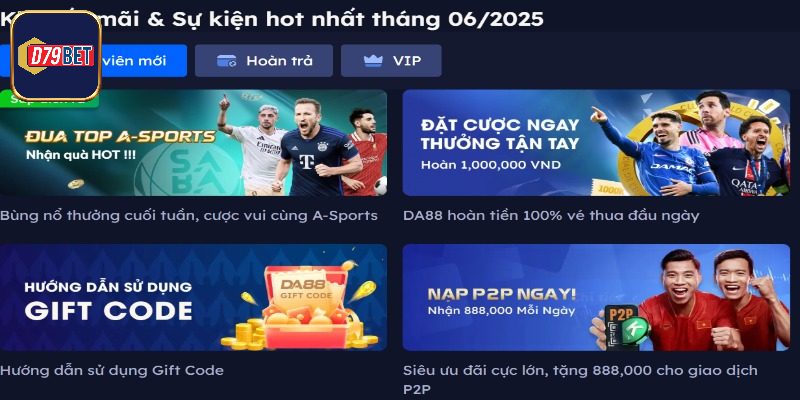 Sự kiện hoàn trả dành cho sảnh game bài lên đến 0,5%